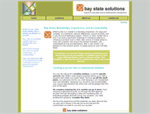 Tablet Screenshot of baystatesolutions.us